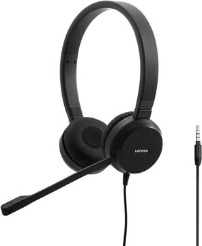 Гарнитура LENOVO Stereo USB Pro Wired Stereo VoIP, цвет черный