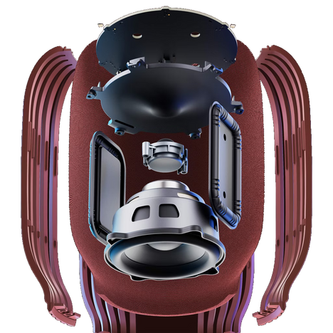 Колонки SberDevices Boom SBDV-00090T (красный)