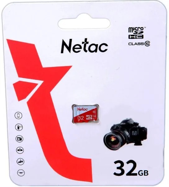 Карта памяти Netac MicroSDHC P500 ECO 32GB