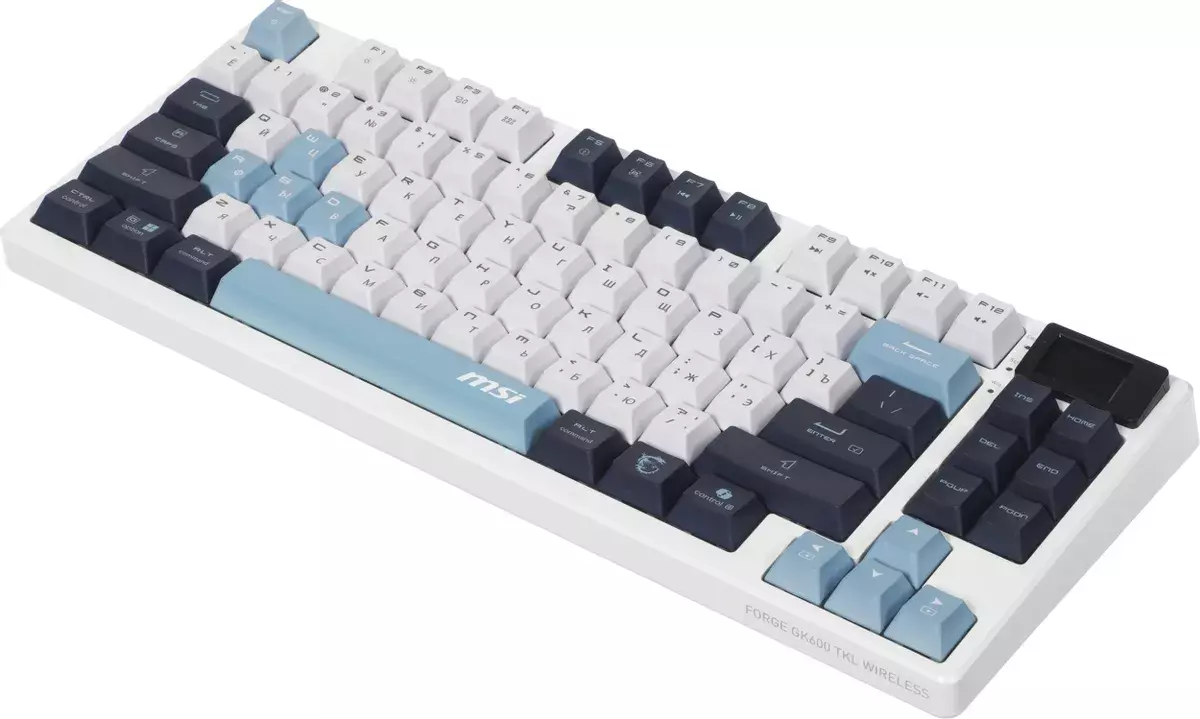 Клавиатура MSI FORGE GK600 TKL WIRELESS SKY S11-43RUP01-HH9, цвет серый