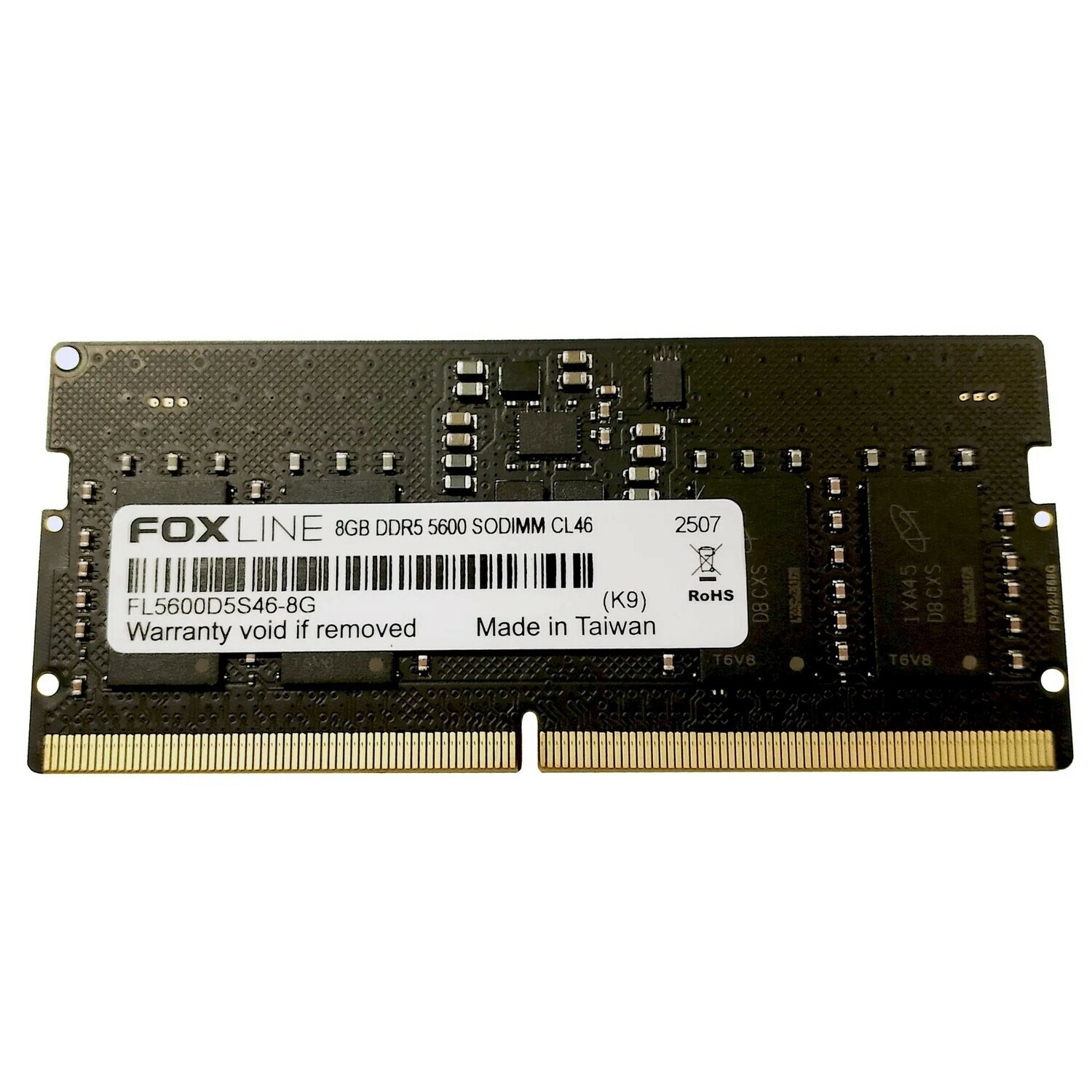 Оперативная память Foxline Laptop DDR5 5600МГц 8GB, FL5600D5S46-8G, RTL