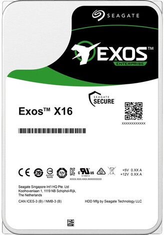 Жесткий диск  SEAGATE Exos X16 3.5  12TB 7.2K SATA3