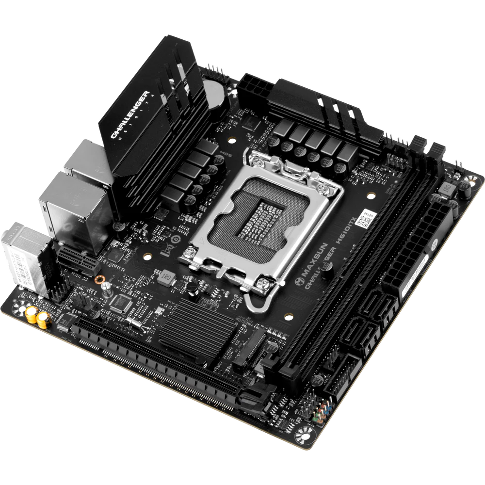 Материнская плата Maxsun LGA 1700 Intel H610 Challenger H610ITX 2LAN V3