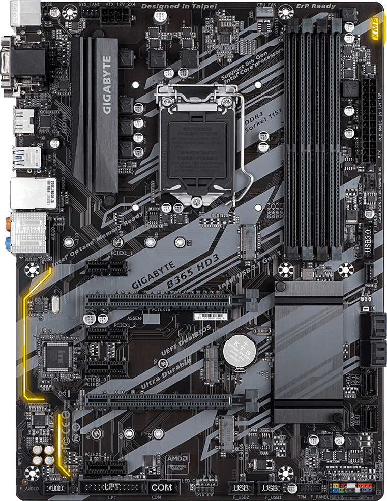 Материнская плата Gigabyte LGA1151 Intel B365 B365 HD3