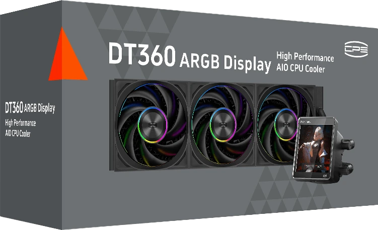Кулер Процессорный PCCooler жидкостная система охлаждения DT360 ARGB Display