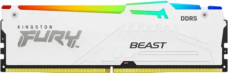 Оперативная память Kingston FURY Beast White RGB EXPO 16GB DDR5 6000MT/s CL30, KF560C30BWEA-16, RTL