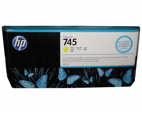 Картридж желтый HP Inc. 745, F9K02A