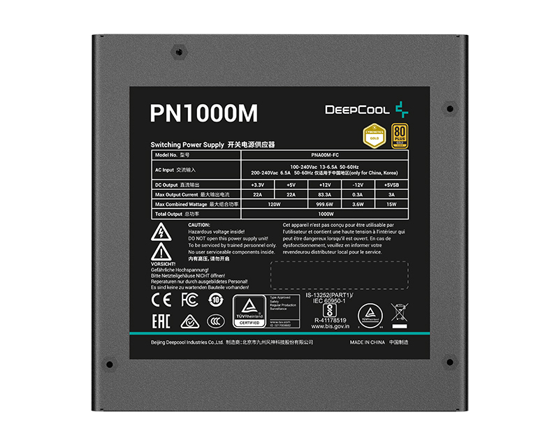 Блок питания Deepcool PN1000M Gen.5 80+ gold