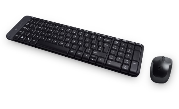 Клавиатура+мышь Logitech MK220 920-003169, цвет черный