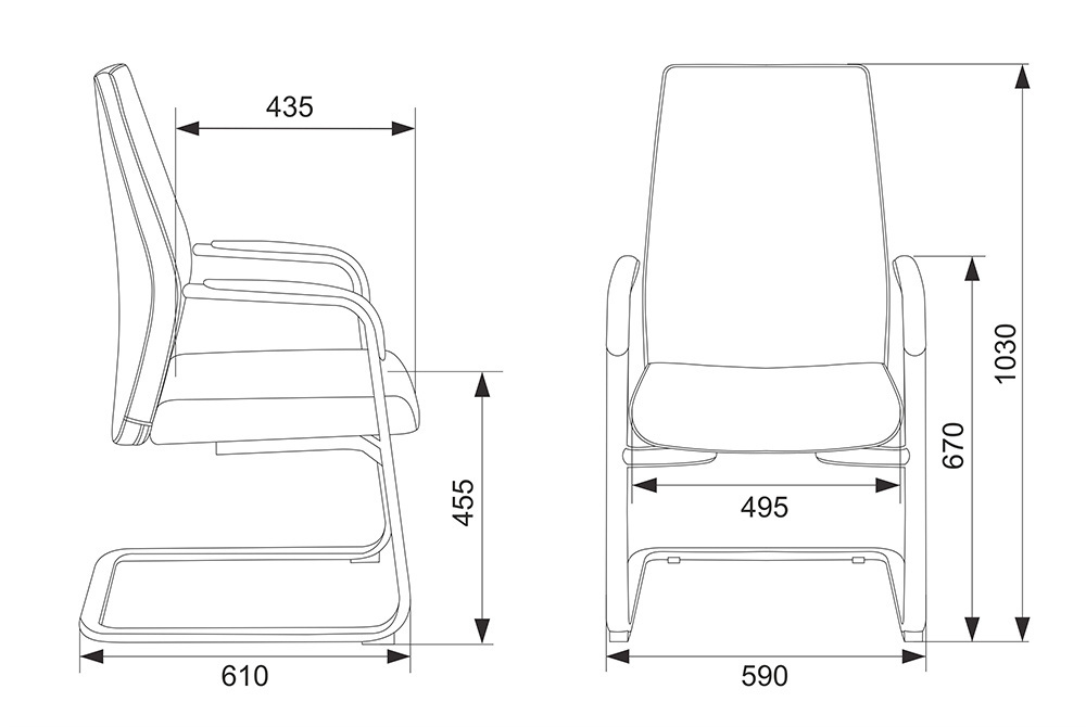 Кресло Бюрократ  JONS-LOW-V