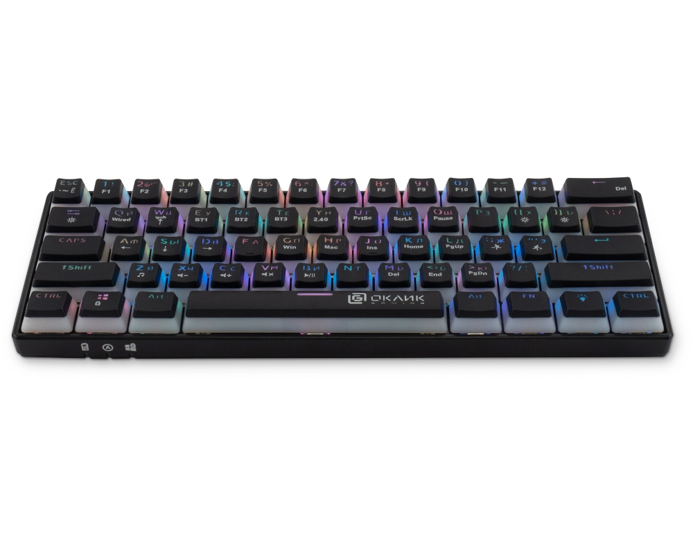 Клавиатура Oklick KeyBoard K763W 1920548, цвет черный