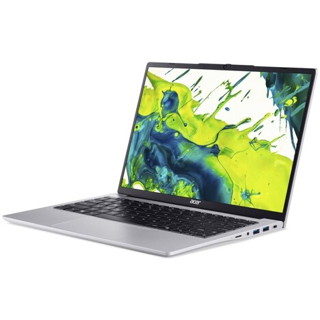 Ноутбук/ ACER Aspire Lite AL14-71P-53L6 14"(1920x1200 (матовый) IPS)/Intel Core i5 13500H(2.6Ghz)/16384Mb/512PCISSDGb/noDVD/Int:Intel HD/Cam/BT/WiFi/46WHr/war 1y/1.17kg/Silver/NoOS