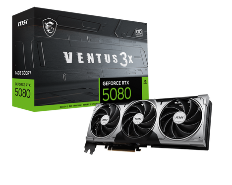 Видеокарта MSI GeForce RTX 5080 16 ΓБ Retail