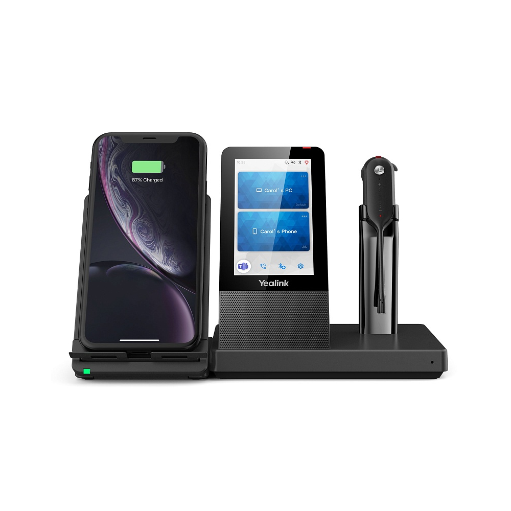 Bluetooth-гарнитура Yealink WH67 Teams, цвет черный