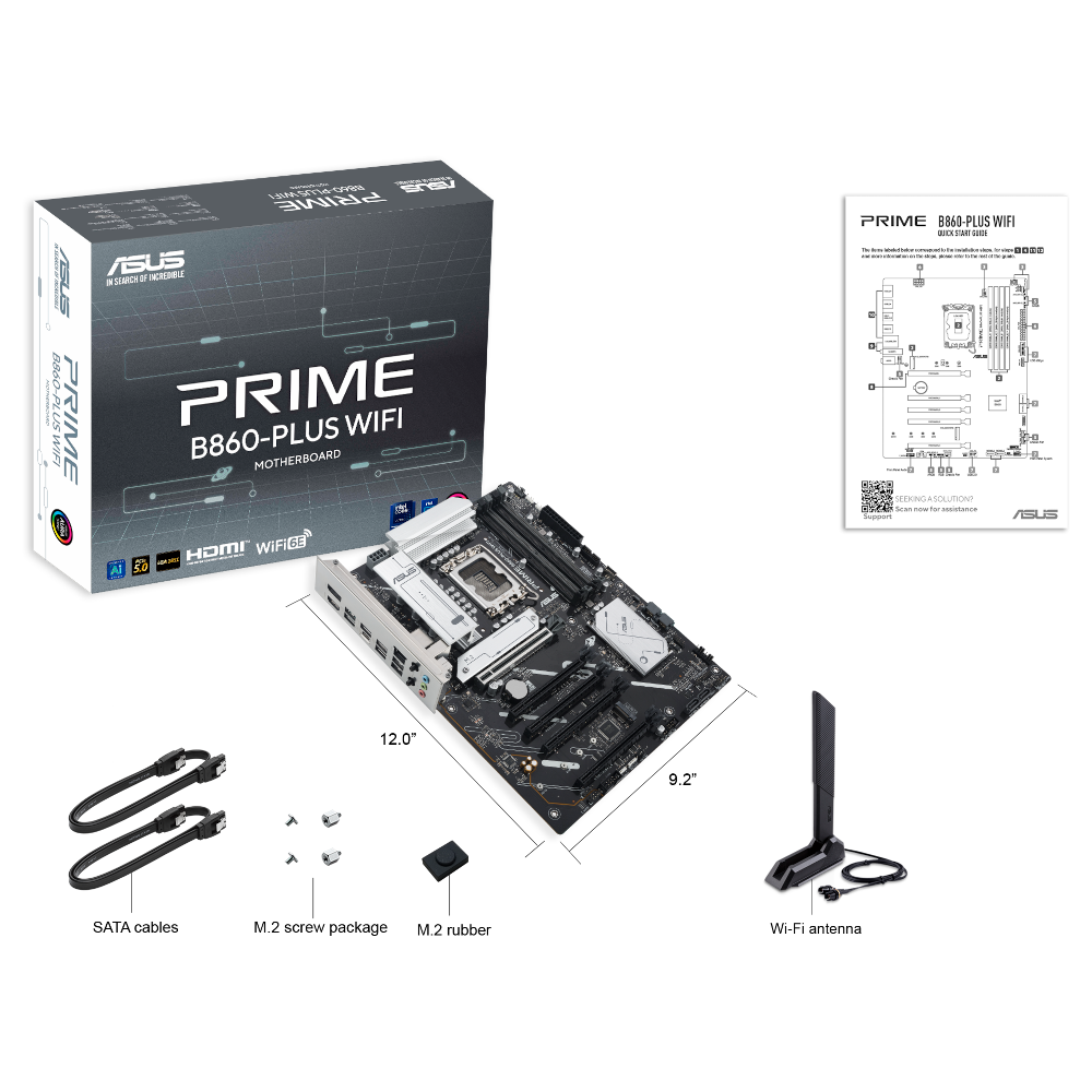 Материнская плата ASUS Intel B860 PRIME B860-PLUS WIFI