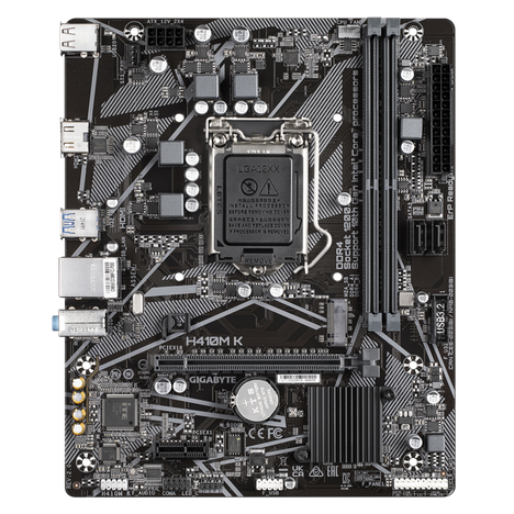 Материнская плата Gigabyte LGA1200 Intel Q470 H410M K 2.0