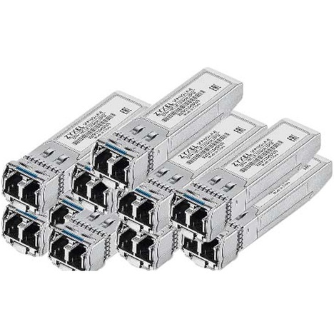 ZYXEL SFP10G-SR-E (pack of 10 pcs), SFP transceiver multi mode, SFP +, Duplex LC, 850nm, 300 m
