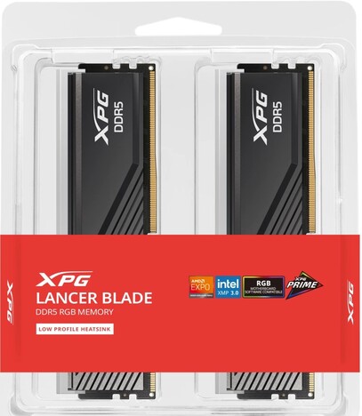 Оперативная память ADATA LANCER BLADE RGB DDR5 6000MT/s 2x16Гб, AX5U6000C3016G-DTLABRBK