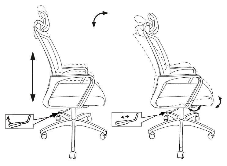Кресло Бюрократ  MC-201-H