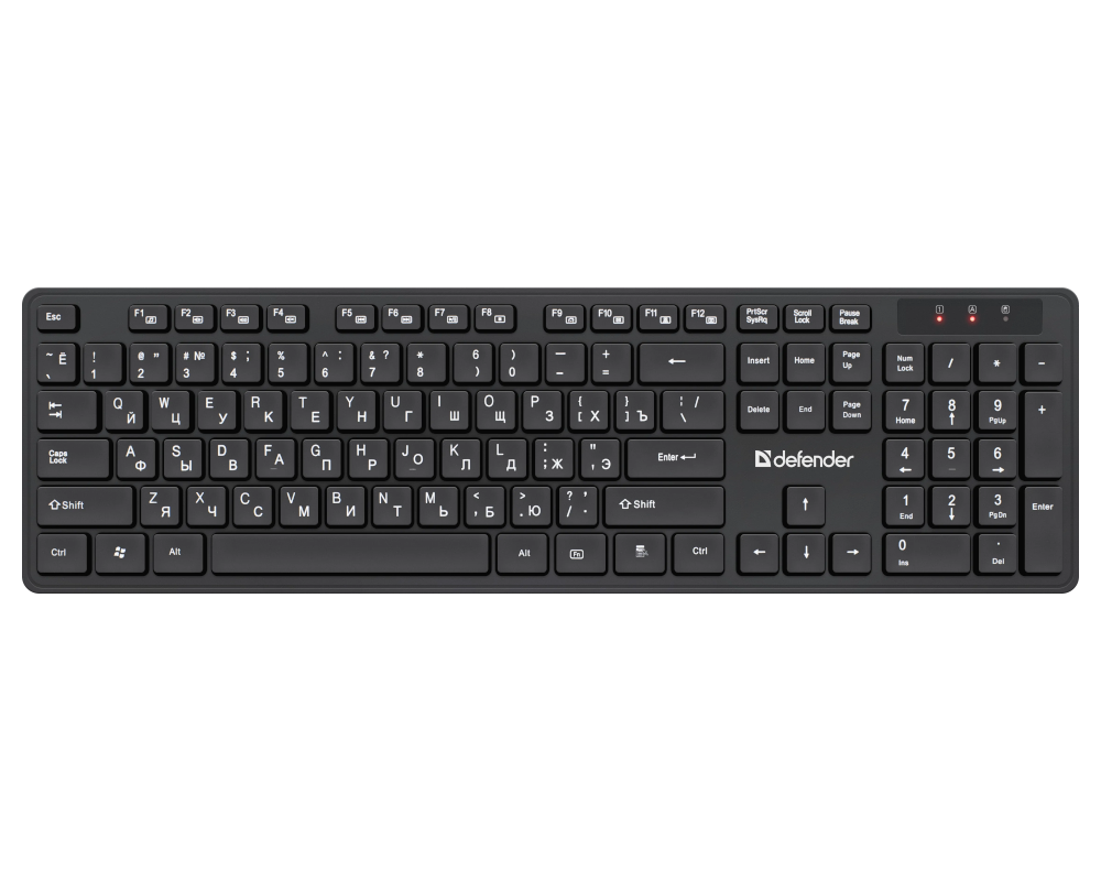 Клавиатура+мышь Defender Lima C-993 45993, цвет черный