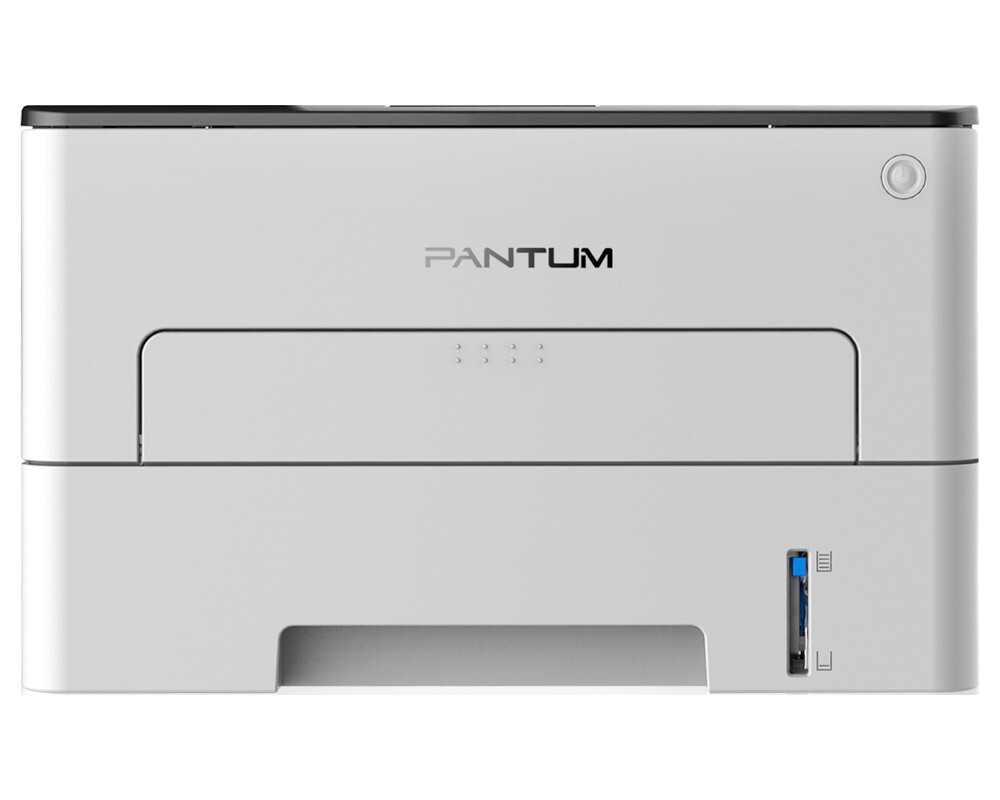 Pantum P3010DW, Printer, Mono laser, A4, 30 ppm (max 60000 p/mon), 350 MHz, 1200x1200 dpi, 128 MB RAM, Duplex, paper tray 250 pages, USB, LAN, WiFi, start. cartridge 1000 pages (grey)