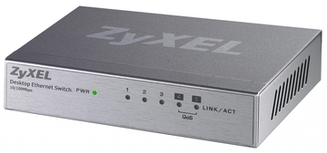 ZyXEL Коммутатор GS-105B, 5 портов Ethernet 1000 Мбит/с