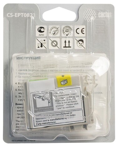 Картридж черный Cactus CS-EPT0821