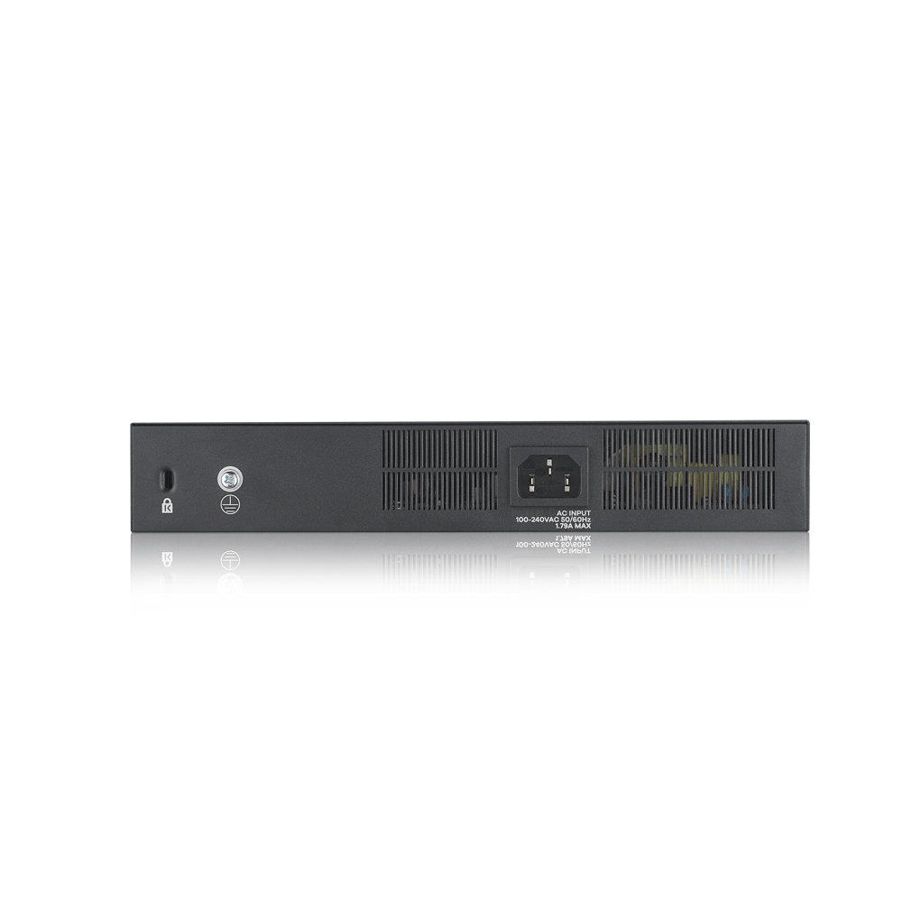 Zyxel Nebula Flex GS1920-8HPv2, 8xGE PoE+, 2xCombo (SFP/RJ-45), бесшумный (без вентилятора), бюджет PoE 130 Вт, автономное/облачное управление