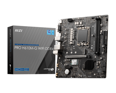 Материнская плата MSI Intel H610 PRO H610M-G WIFI DDR4