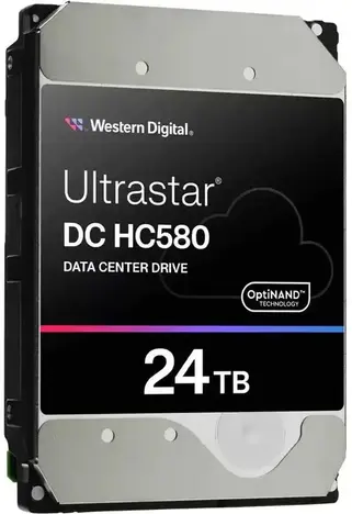 Жесткий диск  Western Digital Ultrastar DC 3.5 HC580 3.5" SAS3 24TB 7.2K SAS 12Gb/s
