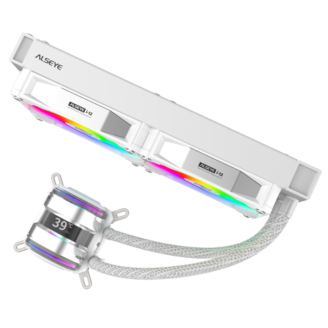 Кулер Процессорный ALSEYE Жидкостная система охлаждения i240 White