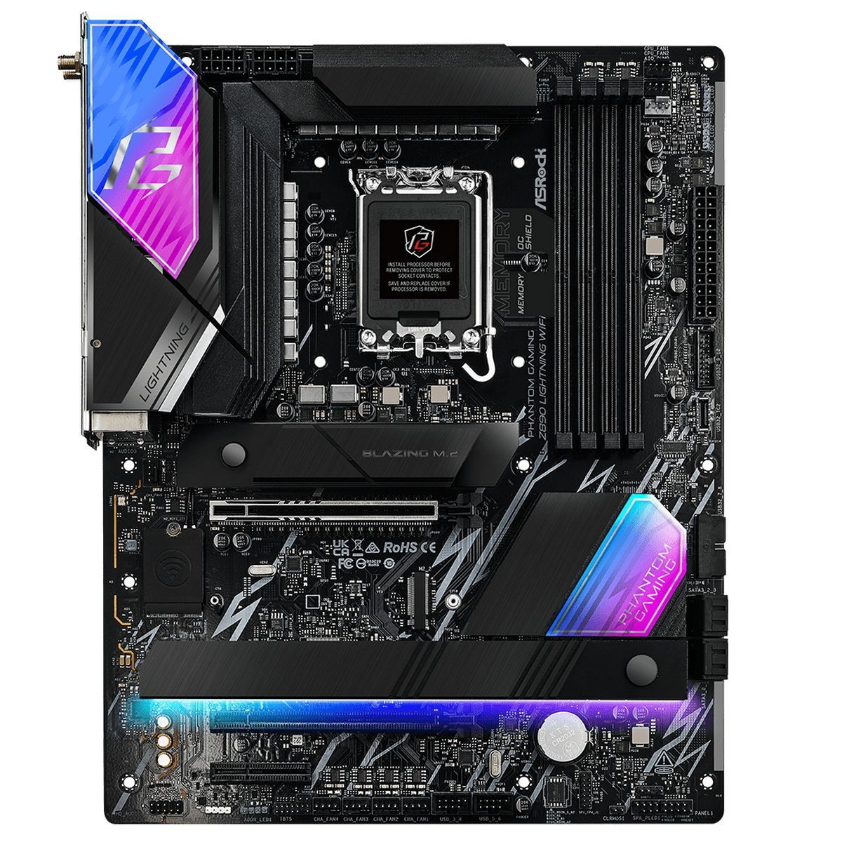 Материнская плата ASRock LGA 1851 Intel Z890 Z890 LIGHTNING WIFI