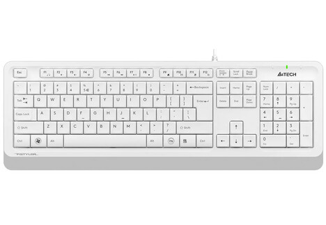 Клавиатура A4tech Fstyler FK10 FK10 WHITE, цвет белый