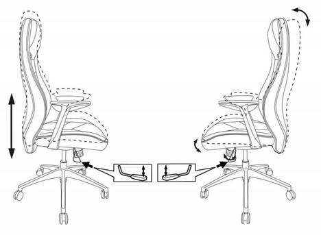 Кресло руководителя Бюрократ  ZEN