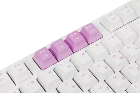 Клавиатура MSI FORGE GK600 TKL WIRELESS VIOLET S11-43RUQ01-HH9, цвет белый