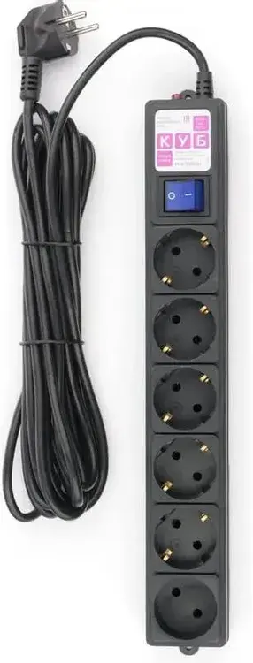 Сетевой фильтр Powercube SPG6 (3х1.5) 5m