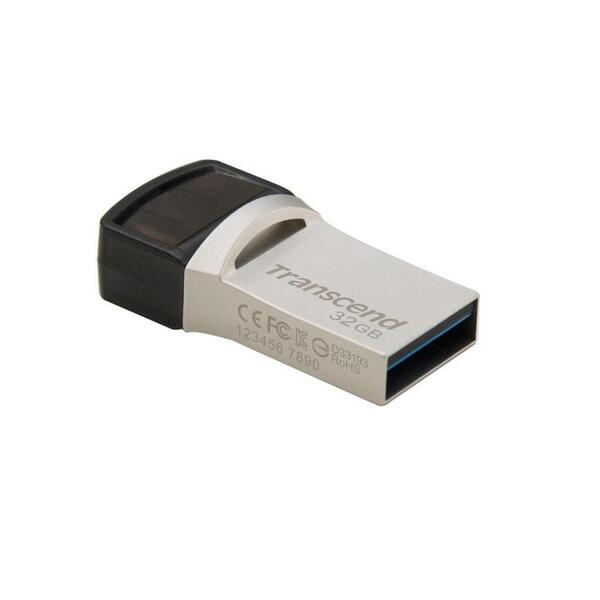

Флешка TRANSCEND JETFLASH 890S 32GB, Серебристый