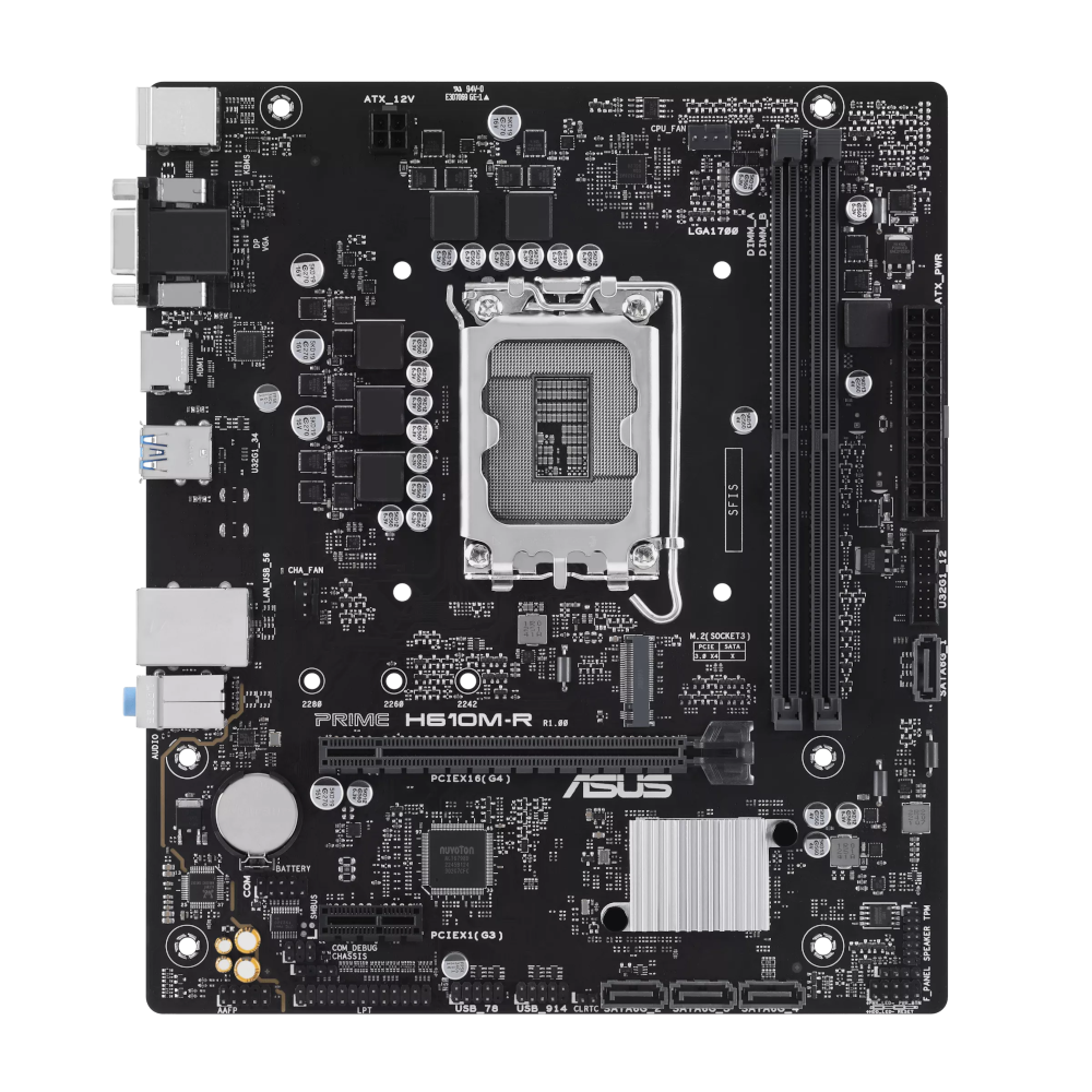 Материнская плата ASUS Intel H610 PRIME H610M-R-SI