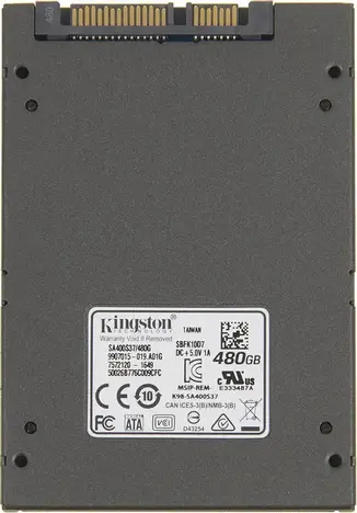 Внутренний твердотельный накопитель Kingston A400 SATA3 2.5" 7mm 480GB