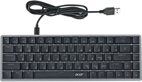 Клавиатура ACER OKW302 ZL.KBDCC.01C, цвет серебристый