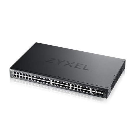 Коммутатор/ Zyxel XGS2220-54 L3 Access switch , rack 19", 48xRJ-45: 1G, 2xRJ-45: 1/2.5/5/10G, 4xSFP+, standalone/cloud management