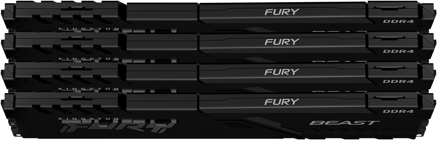 Оперативная память Kingston FURY Beast Black KF432C16BB1K4/64