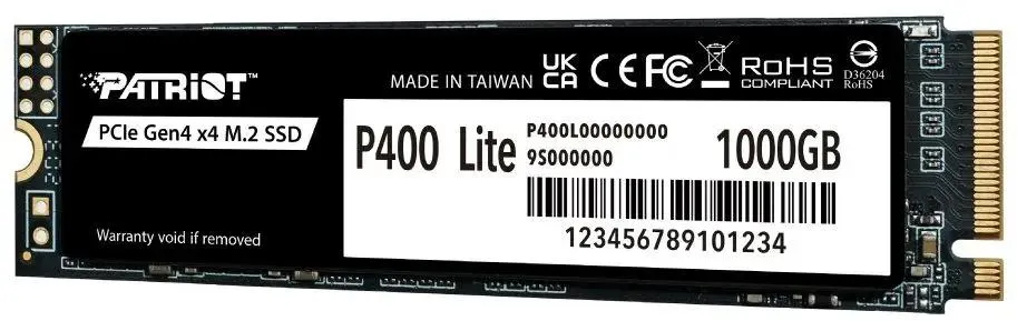 Внутренний твердотельный накопитель Patriot P400 Lite 1TB