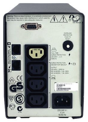 ИБП APC Smart-UPS SC 620VA (SC620I)
