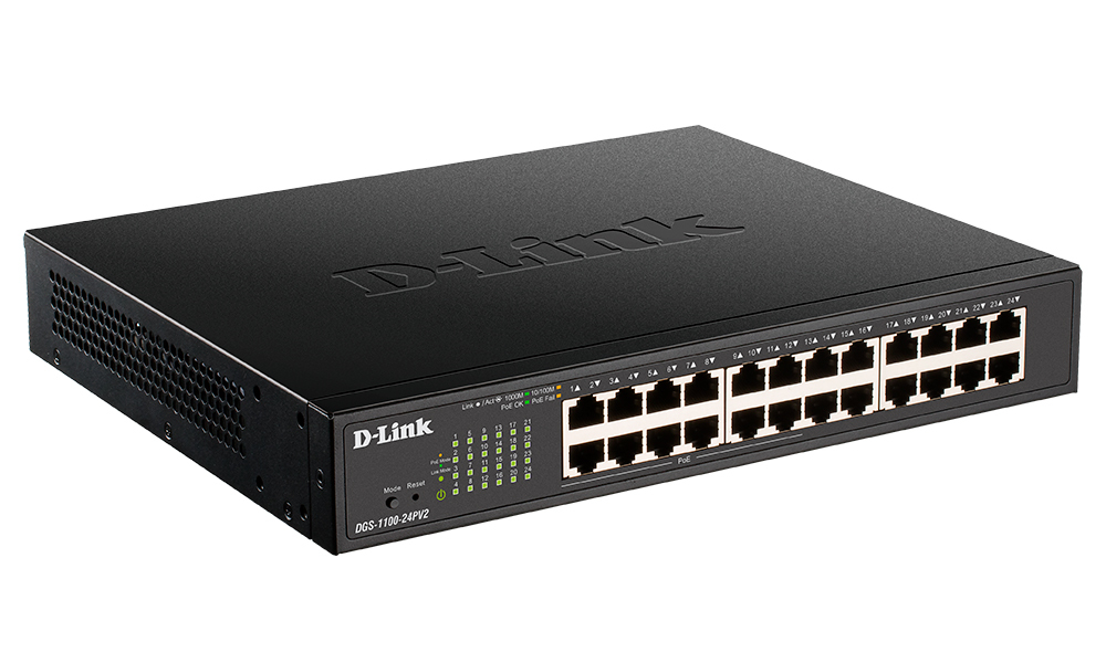 Коммутатор D-LINK DGS-1100-24PV2