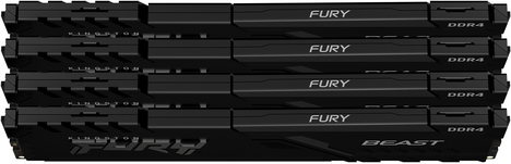 Оперативная память Kingston FURY Beast Black KF432C16BB1K4/64