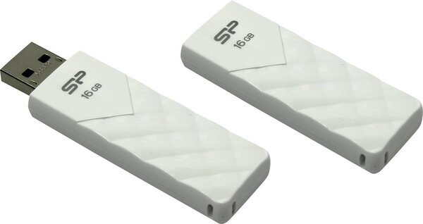 

Флешка Silicon Power Ultima U03 16GB, Белый