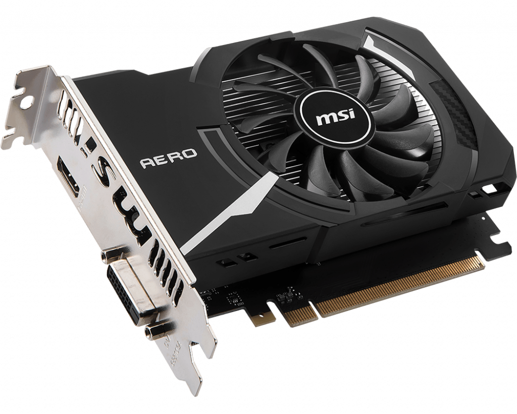 Видеокарта MSI GeForce GT 1030 2 ΓБ Retail