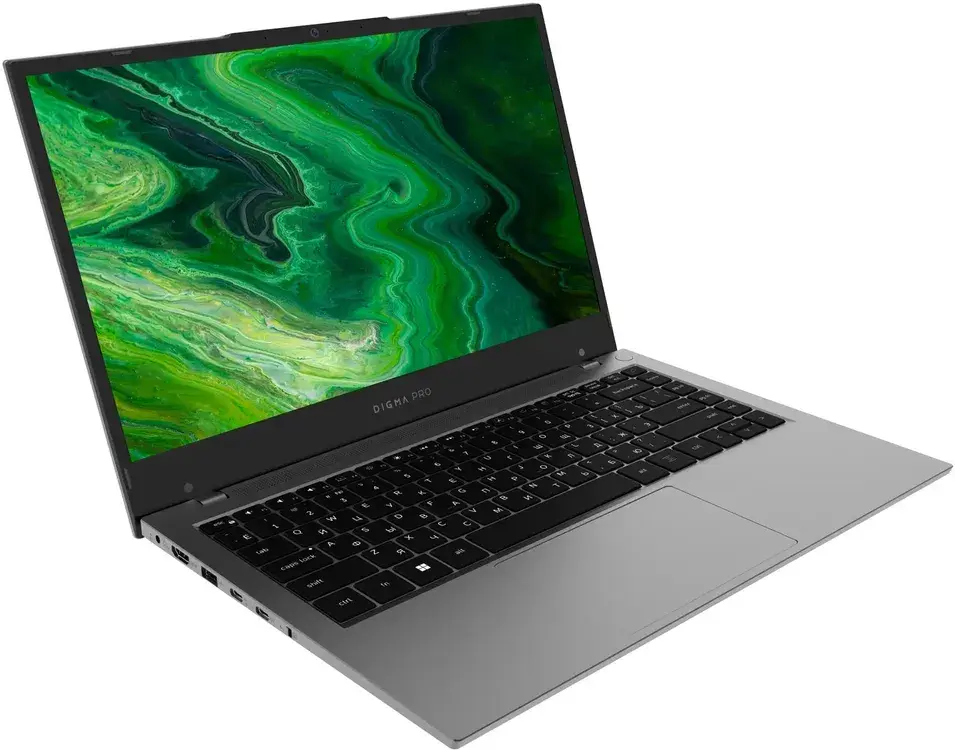 Ноутбук Digma Pro Fortis M Core i5 1334U 16Gb SSD512Gb Intel Iris Xe graphics 14.1" IPS FHD (1920x1080) Windows 11 Pro grey WiFi BT Cam 4000mAh (DN14P5-ADXW04)