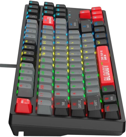 Клавиатура A4tech Bloody S87 Energy S87 USB ENERGY RED, цвет черный